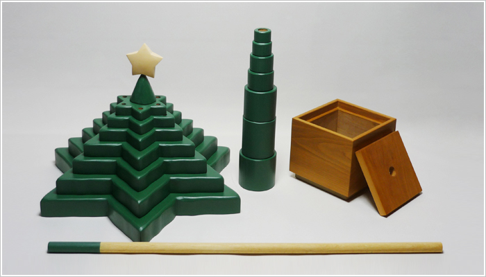 里の木のおもちゃ みのる」(里のみのる工房)|「特注の組み立て式 木の