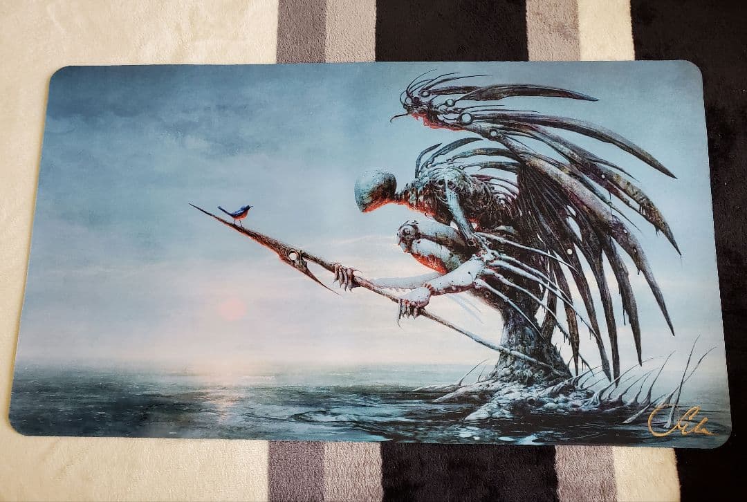 phyrexian angel プレイマット Seb McKinnon サイン入